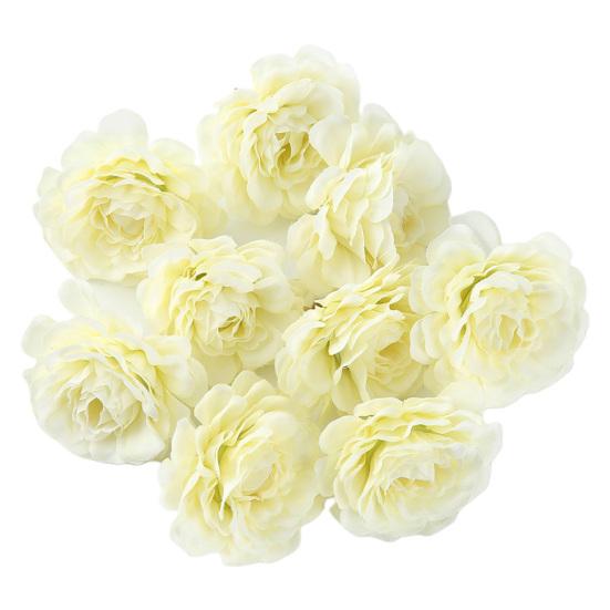 10Pcs Multi-layer Artificial Simulation Flower Heads Wedding Party Home Decor