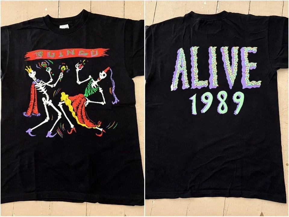 Oingo Boingo TShirt Vintage Oingo Boingo Alive 1989 TShirt 80s Oingo Boingo Unisex T-Shirt XXXL