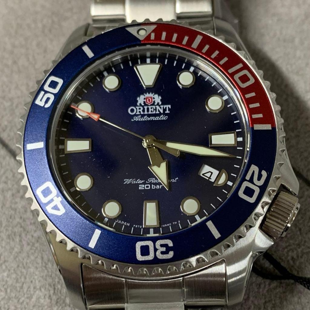 Used #ORIENT automatic watch 20 ATM water resistant diver's style