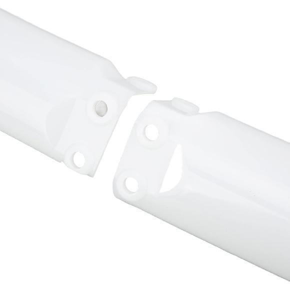 Acouto Motocross Front Fork Guard Covers for CR125 CR250 CE500 CRF450 CRF 250 Motocycle Fork Guard Protector White Front Shock Guard Cover