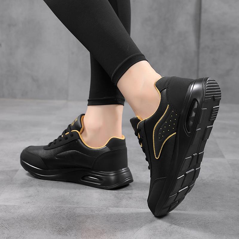 35-42 Women's Plus Size Lightweight and Fashionable Air Cushioned Sole Height Increasing Casual Shoes Sports Women's Shoes