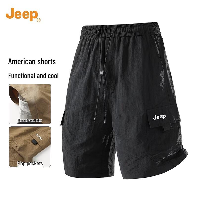 

Мужские легкие cargo шорты JEEP из ледяного шелка с быстрым высыханием 3XL