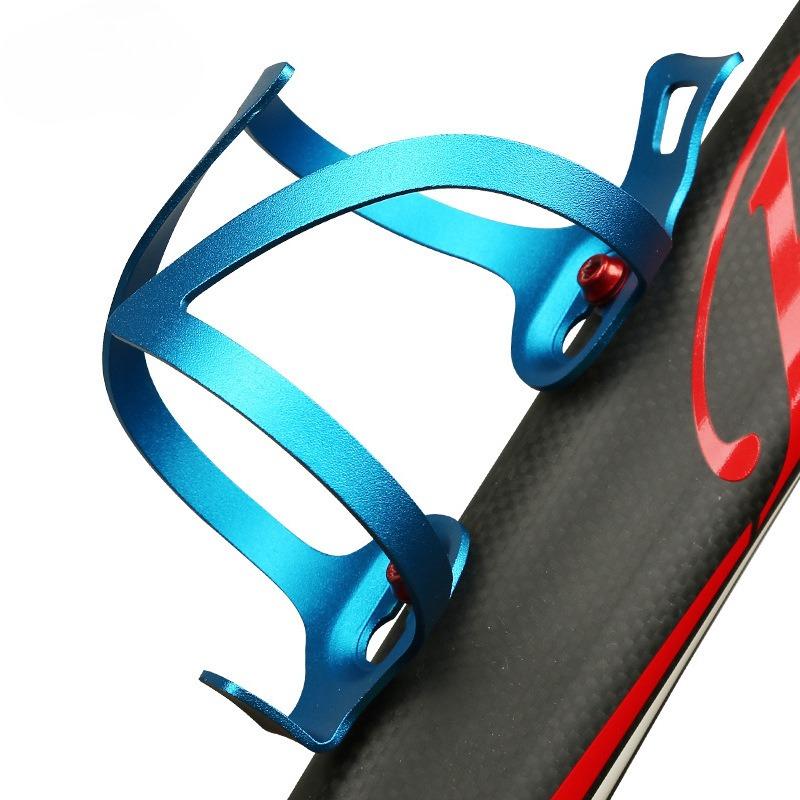 1 Stück Aluminiumlegierung Fahrrad-Flaschenhalter Integrierte Formgebung Mountainbike Wasserbecherhalter Verstellbarer Umbauboden Fahrrad-Flaschenhalter