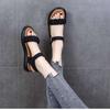 2025 New Flat-soled Sandals Women Wear Open-toed Pregnant Women's Soft-soled Shoes In Summer, Versatile, Comfortable and Non-slip Beach Shoes