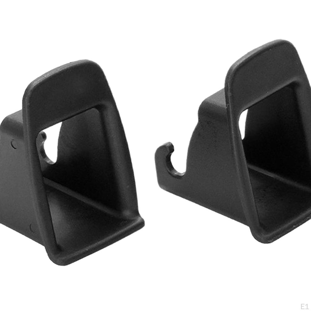 2 Pieces Car Baby Seat Isofix Guides Groove Accessories Premium Black
