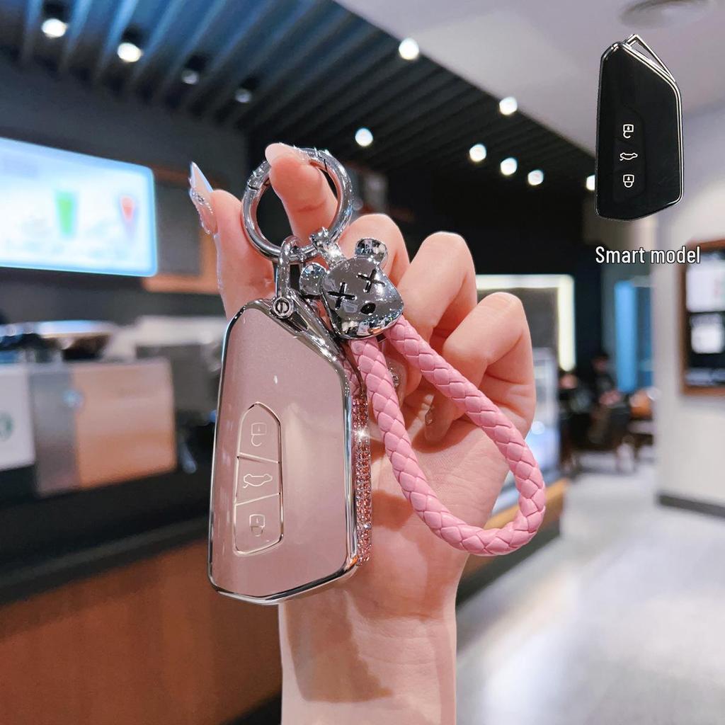 Volkswagen ID.3/ID.4/ID.6/ID.7 CROZZ Schlüsseletui: Fernbedienungs-Schutzschnalle Autozubehör für Frauen