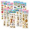 12 stuks Scrapbook Stickers Echte Dieren Dinosaurussen 3D Bubbelstickers Scrapbook Album DIY Decoratie voor Meisjes Jongens Cadeaus TMZ