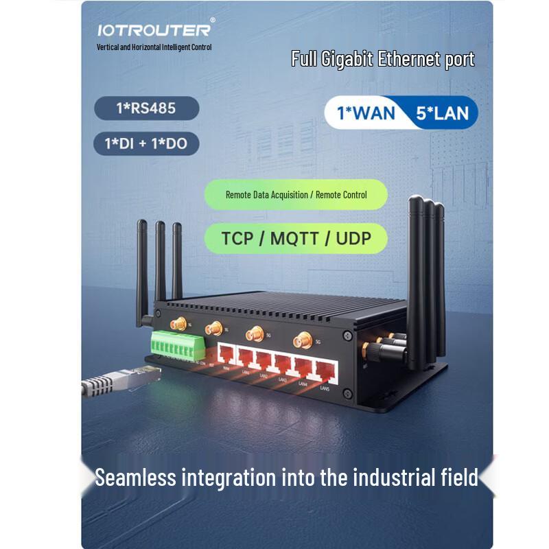 IOTROUTER Industrial 5G To Wi-Fi 6 Router ER5000 (CN Version)