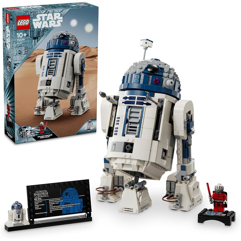 LEGO Star Wars R2-D2 Building Set 1050 Pieces Toy for Kids Ages 10-12 Block Figure