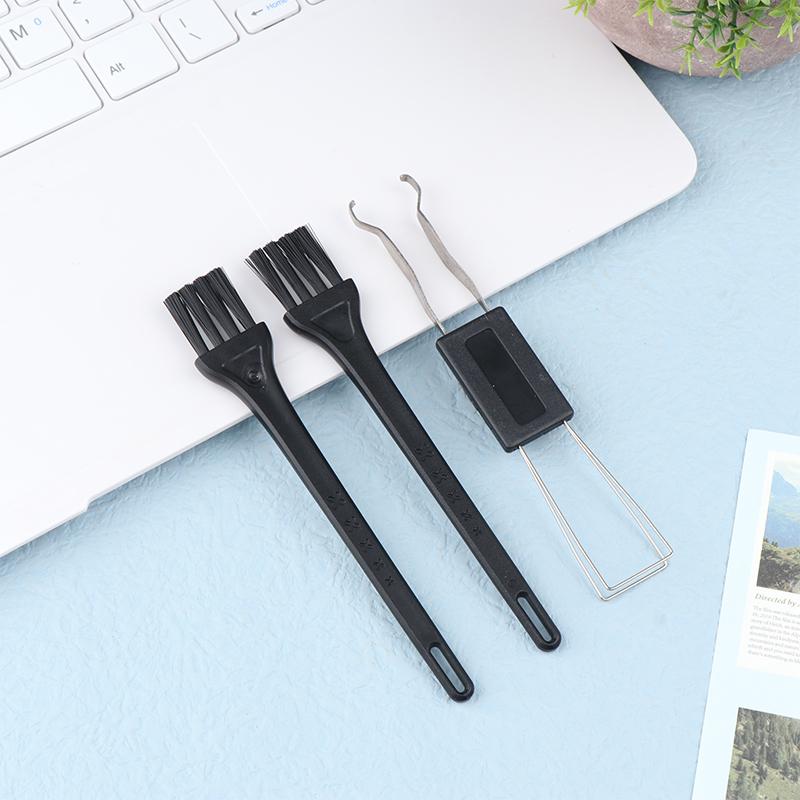 3Pcs/Set Keyboard Puller Switch Puller Kit For Mechanical Keycap Replacement Removal Tool Keyboard Cleaning Brush