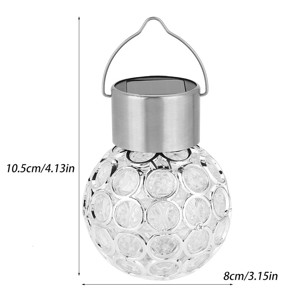 Solar Ball Garden Hang Outdoor Landscape Color Change LED Lamp Walkway Light