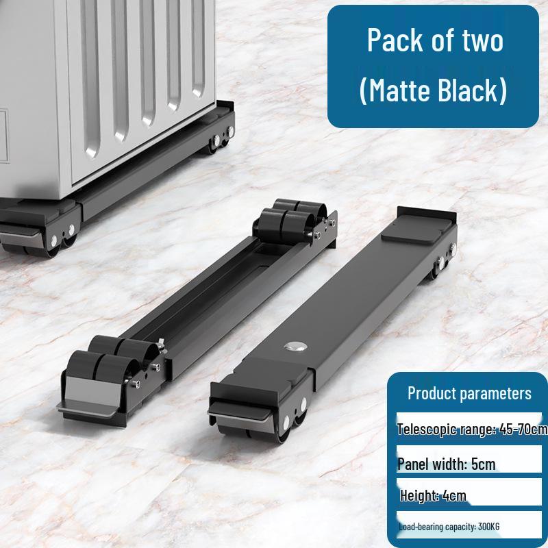 Washing Machine Base Bracket with Storage Rack Mat