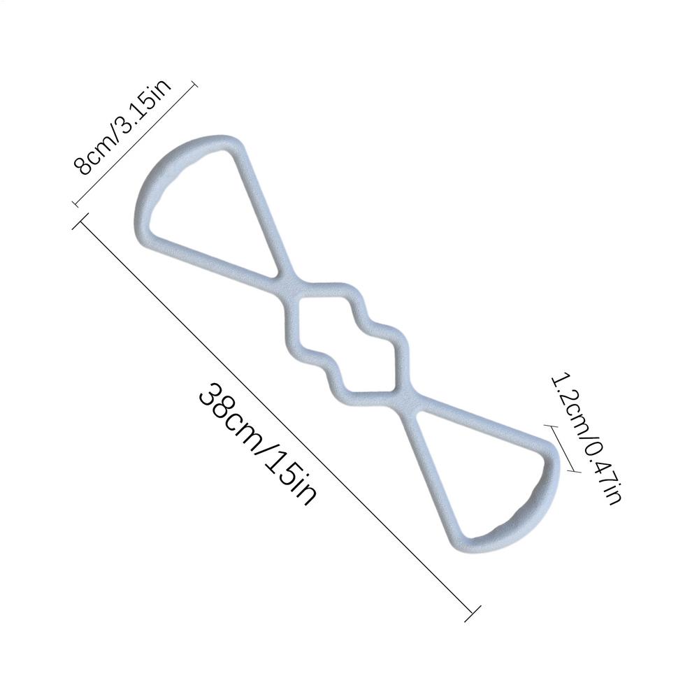 Resistance Bands For Back Exercise Figure 8 Back Exercise Band Muscle Building Non-Slip Equipment Pulling Rope For Gym Pilates