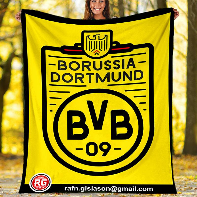 Borussia Dortmund Printed Throw Blanket—soft,warm;versatile Blanket for All Seasons—perfect As &air-conditioning Throw,nap Blanket