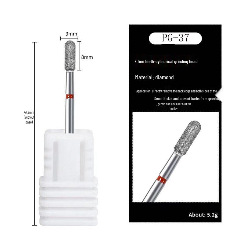 Russischer Diamantschleifer Maniküre-Werkzeug zur Nageloberflächen-Vorbehandlung