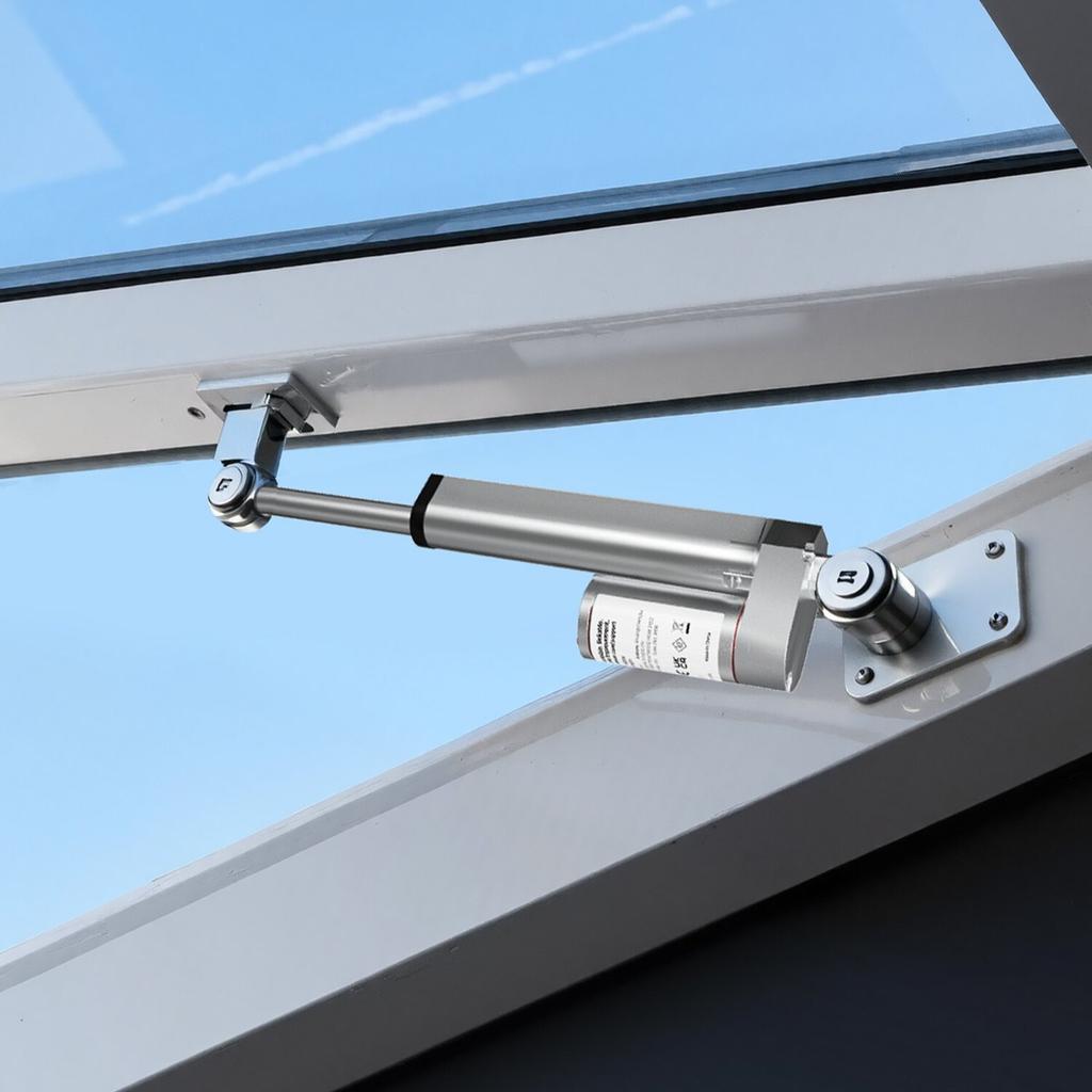 12V Linear Actuator, 101.6mm Stroke 15mm/s High-Speed 1000N Linear Motion Actuator - with IP54 Protection & Mounting Bracket for Lift Desk, Recliner