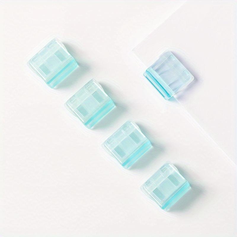 30 Mini Colorful Transparent Paper Clips - The Perfect Choice for Office And School Documents, Bookmarks, And Page Markers