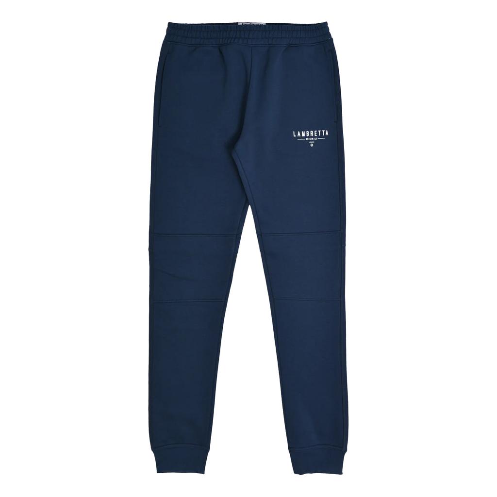 Lambretta Mens Logo Slim Leg Jogging Bottoms