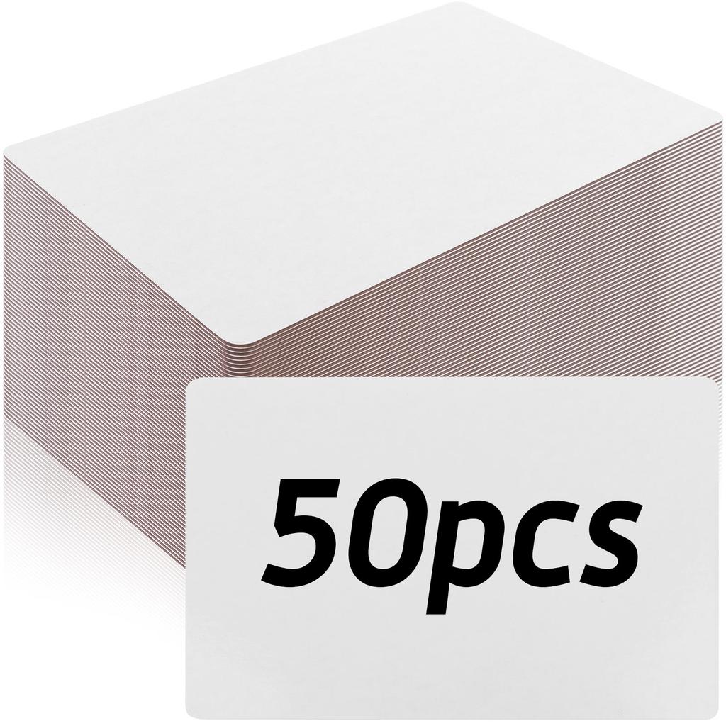 50 Pcs Dry Erase Boards Small White Board 9" X 6" Double Sided White Board For Kids And Teachers Mini White Boards For Students