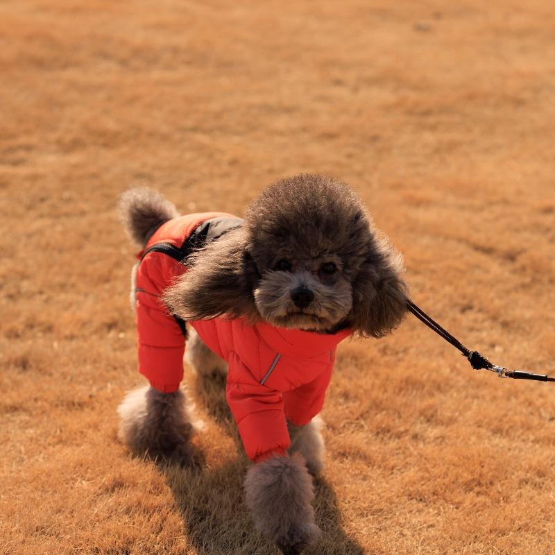 S-4XL Dog Thicken Cotton-padded Coat Pet Warm Down Jacket Windproof 4 Legs Pet Outfit Winter Greyhound Husky Chihuahua Clothes