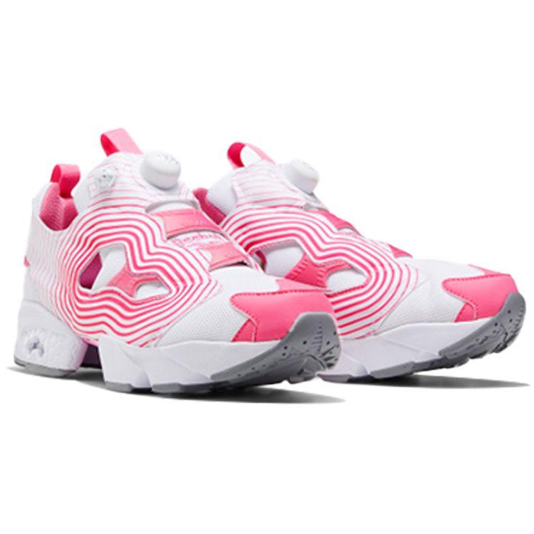 Reebok Instapump Fury Ripple Pack White Pink Unisex Sneakers Posh-Pink-Pure-Grey FV4502