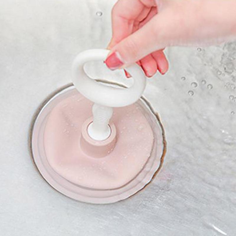 Powerful Suction Cup Small Plunger Portable Unclogger Tool Bathroom Drain Cleaners Remover for Sinks, Bathtubs, Showers