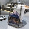 Moon Mountain Landscape Phone Case for iPhone 17 16 15 14 13 12 11 Pro Max Mini X XS XR 7 8 Plus SE Shockproof Transparent Cover