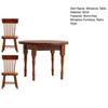 Miniature Dining Table Chair Set Handmade 1:12 Miniature Furniture Retro Doll Mansion Furniture for Girls Boys Pretend Play