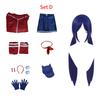 Game Miside Crazy Mita Cosplay Costume Wig Role Play Yandere Mita Mira Jk Uniform Halloween Outfits
