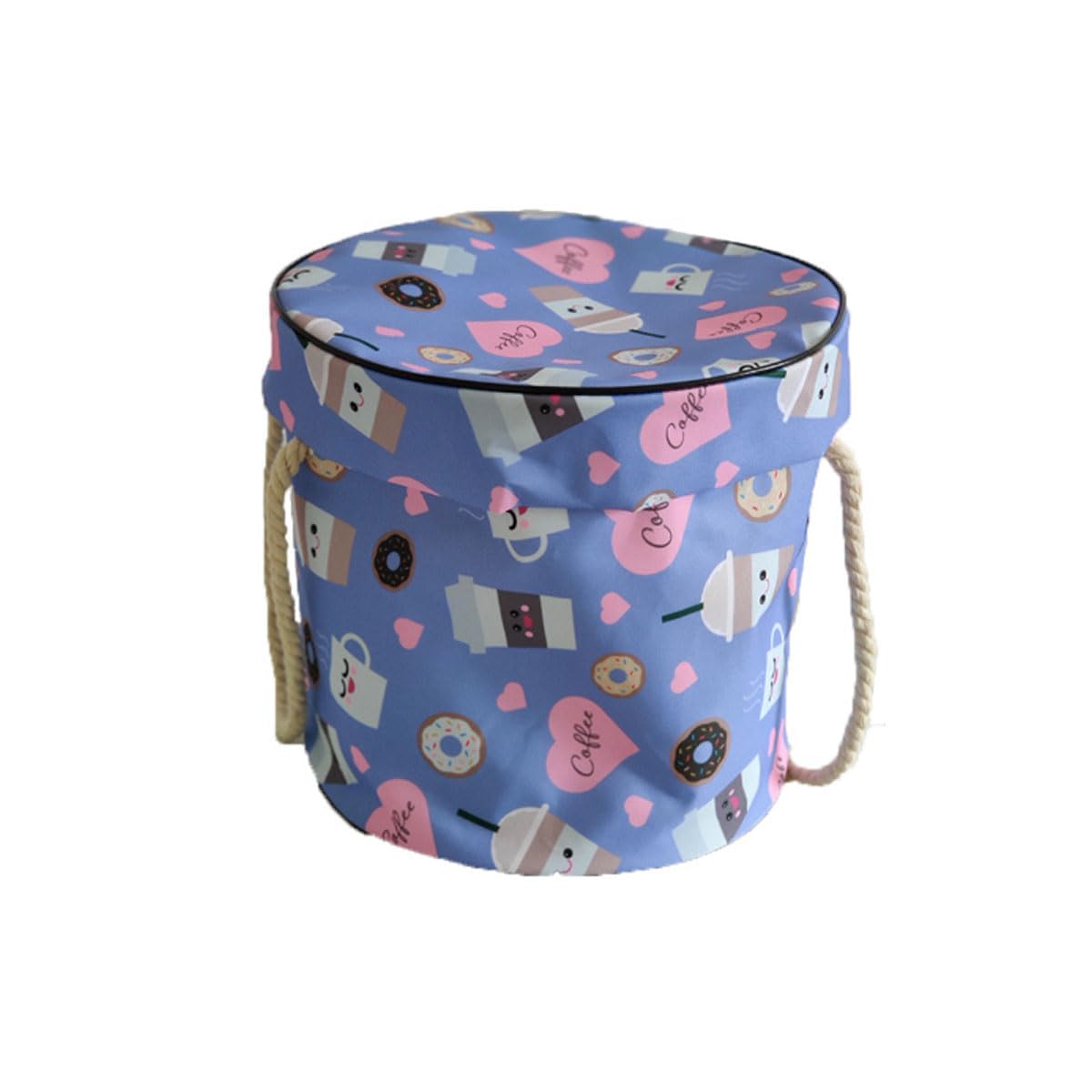 

le lien Toy Toy Storage Play Large Storage Basket with Baby Easy to Clean Up Purple Coffee Bag, Bag, Children s Mat, Foldable, Capacity, Lid, Gift,