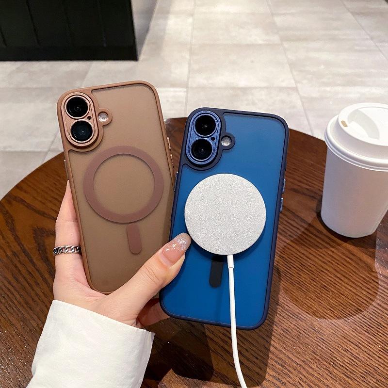 Yadun magnetic mobile phone case for Apple 16PROMAX new 15 protective cover 11 lens film 12/13/14