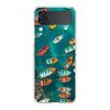 Fishing Phone Case For Samsung Galaxy Z Flip 3 4 5 Hard Folding Clear PC Bumper For Samsung Z Flip 6 Back Cover