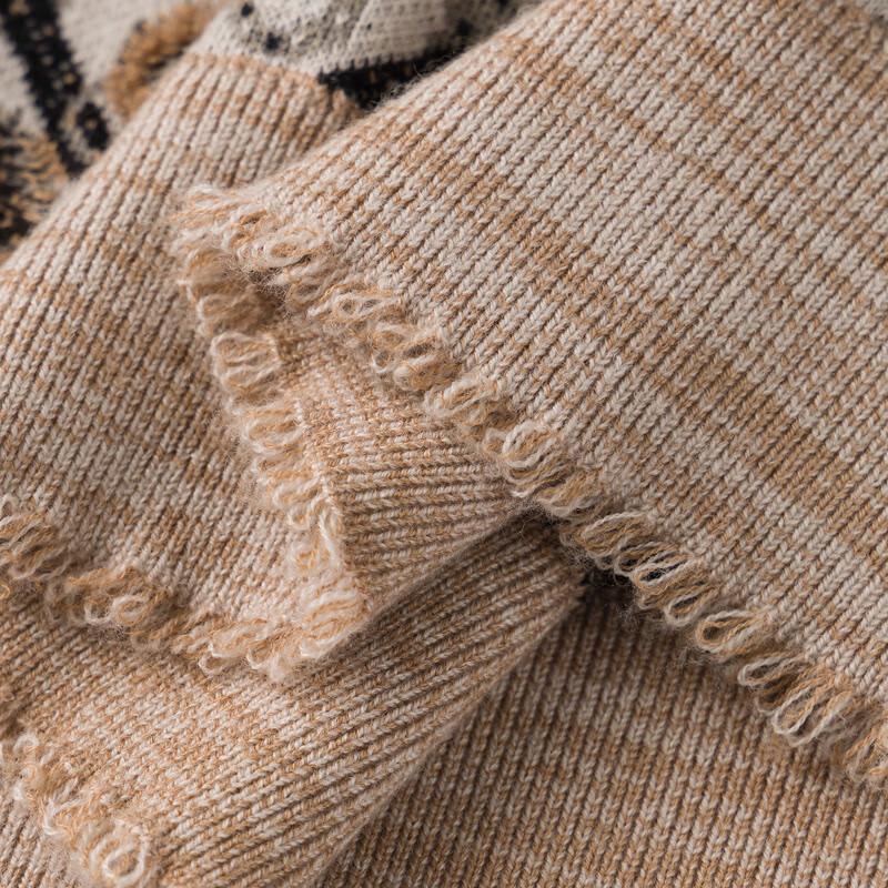 Broadcast Women's Retro Jacquard Knit Vest