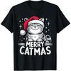 Christmas British Shorthair Cat Merry Catmas Santa Hat Xmas T-Shirt