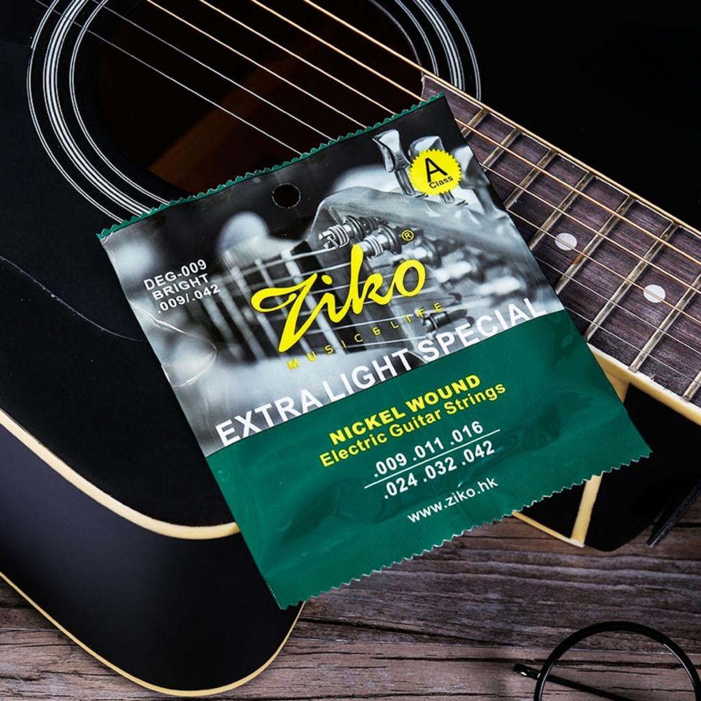 Electric Guitar Strings DEG-009/Steel Core Surface Coating Nickel Extra Light/for Electric Guitar Instrument Accessories
