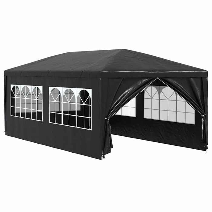 VidaXL Tente Réception 3x6 m Anthracite Jardin Terrasse Patio Pavillon Tonelle 45102