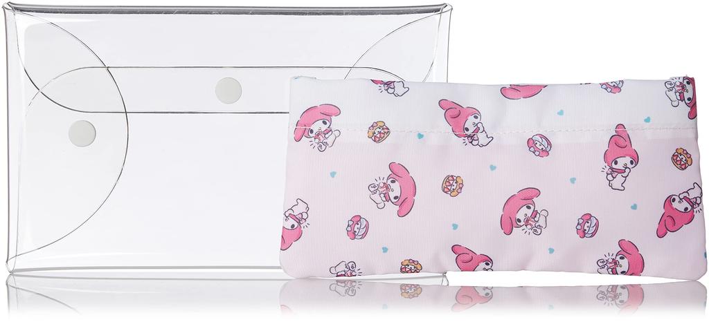 Clear with My Melody Flyer Series Multi-Case Pouch,