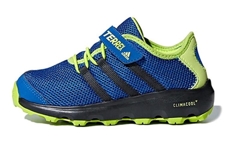 Adidas Terrex CC Voyager Cf K Mesh Slip Resistant Casual Shoes Blue Green Black Kids  CM7683 28