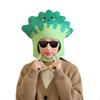 Broccoli Headwear Hat Comfortable Cute Vegetables Headgear for Holiday Role Play