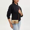 Coach Morgan 20 Logo-Print Beschichtetes Canvas Schulter-Crossbody-Tasche Klein Damen Hellkhaki