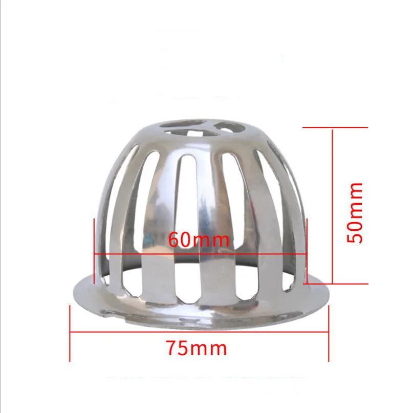 

304 Stainless Steel Anti-clogging Roof Floor Drain Roof Gutter Sewer Drain Pipe Anti-rat Filter Large Displacement Rain Strainer