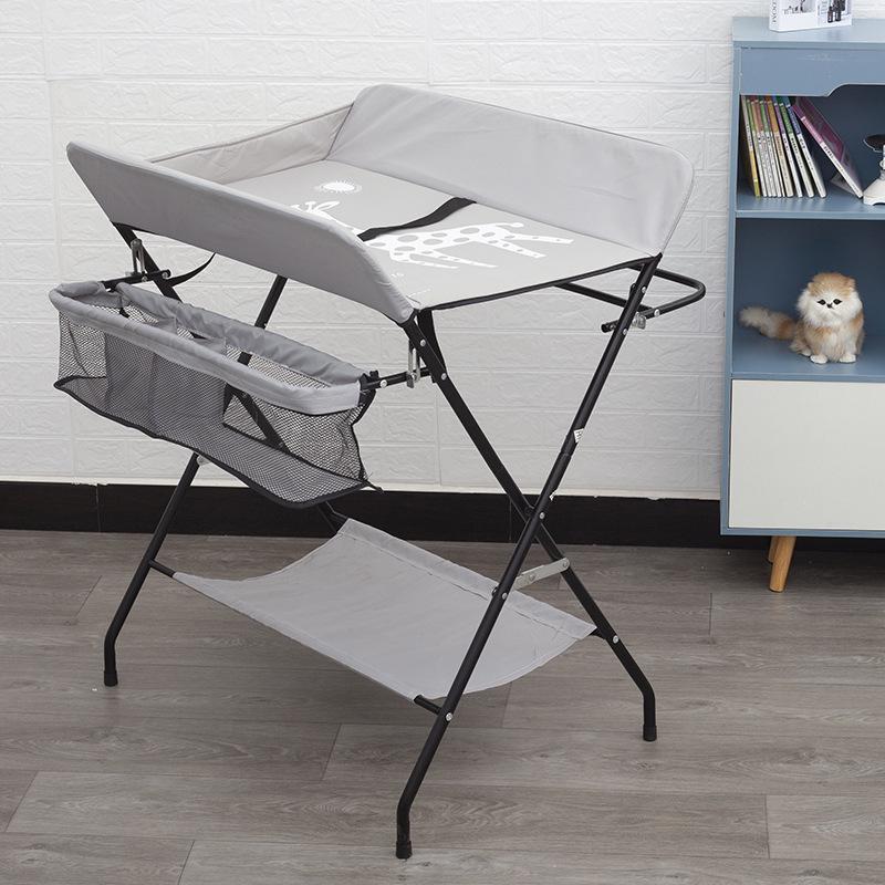 Multi-Functional Baby Crib with Changing Table and Newborn Care Station