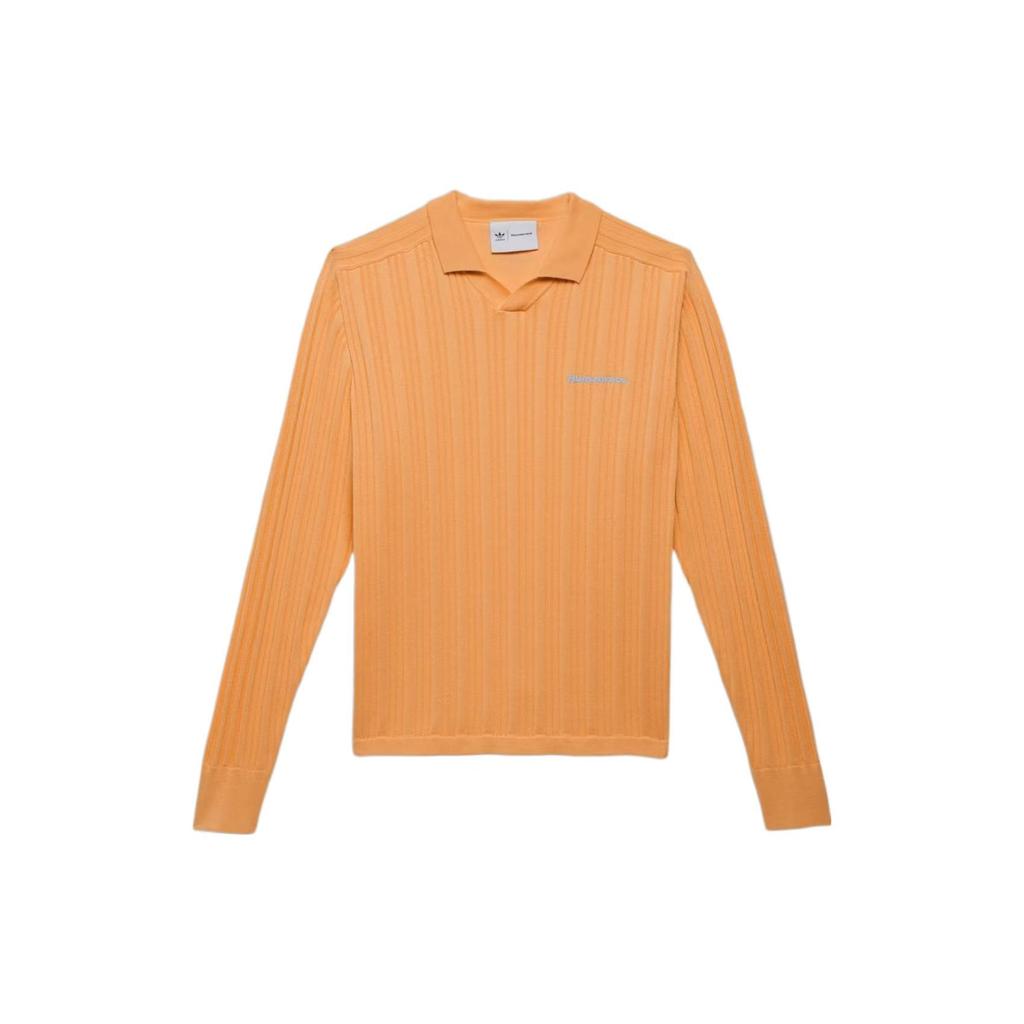 Adidas X Pharrell Williams Knit Long-Sleeve Jersey Hazy Orange Unisex Tops IC1405