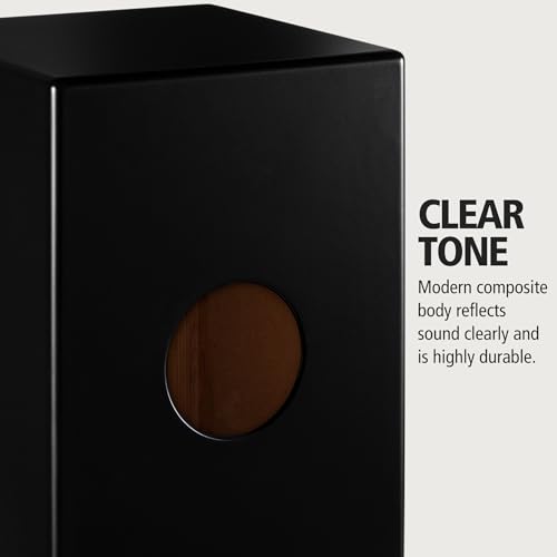 MEINL Percussion Cajon MCAJ100BK-MA+ with Original Gig Bag