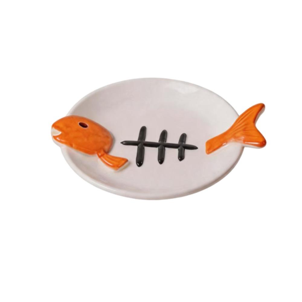 Ceramic Pet Food Water Bowl Cute Raised Pet Feeder Easy To Clean Pet Food Dispenser Pet Supplies