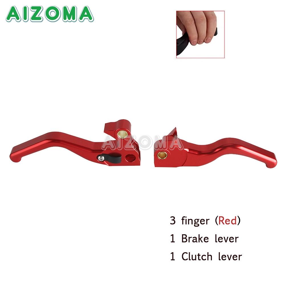 2/3 Finger Motorcycle Front Brake Handle Clutch Levers For Harley Sportster XL XR 1200 883 50 Nightster Roadster Iron 2004-2013