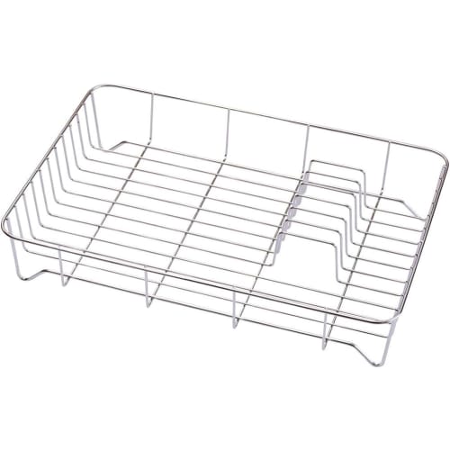 Oki Seisakusho Large Draining Basket, Stainless Steel, Made in Japan, Outline