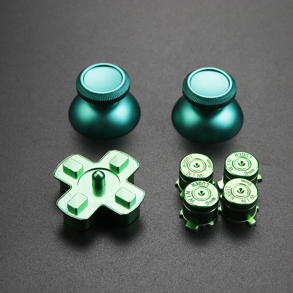 Metal Dpad ABXY Buttons for PS4 Controller Custom Replacement Aluminum Analog Stick Joystick for PS4 Game Accessories
