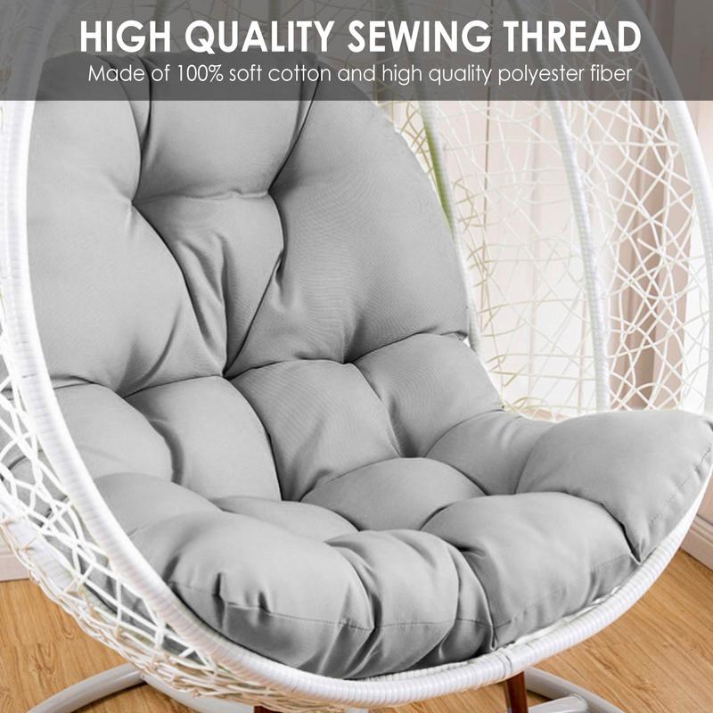 Outdoor Supply Hammock Thickened Egg Chair Cushion Seat Pad Backrest Pillow Rocking Chair Seat Mat Swing Chair Mat