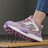 Pink Women'S Safety Shoes Fashion Sports Shoes Anti-Smash Anti Puncture Work Shoes Steel Toe Protection Shoes Security Boots